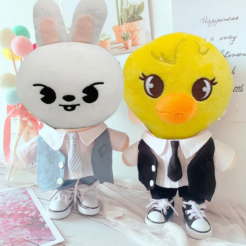 Skzoo Clothes Stray Kids Plush Toys Plushies Canvas Shoes Kawaii