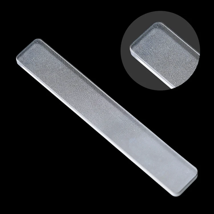Rectangle Профессиональный Прочный нано-стеклянный пилочка для ногтей, пилка для маникюра, пилка для дизайна ногтей, стеклянный буфер для полировки, Полировочный пилочка, Полировочный набор - Цвет: Rectangle