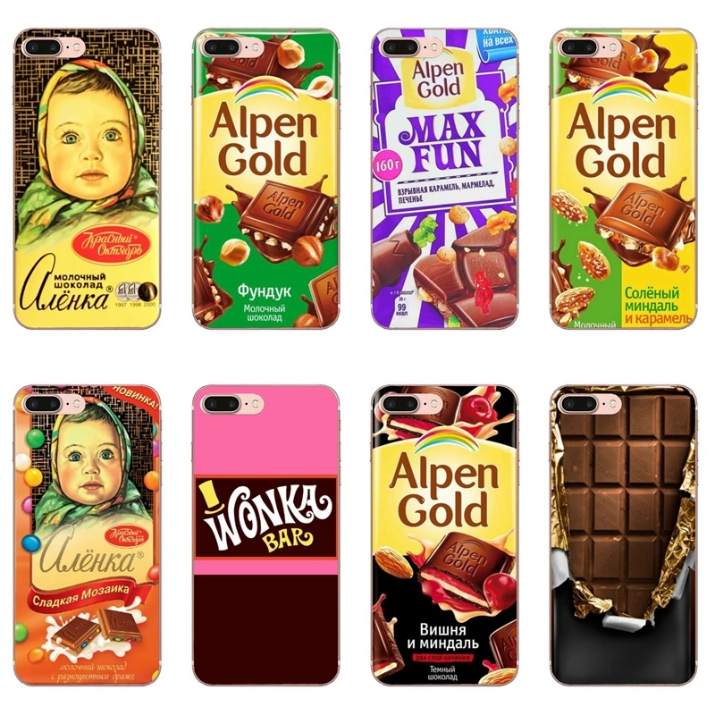 Шоколадный чехол Alenka Bar Wonka для Samsung Galaxy A70 A60 A50 A40 A30 A10 A9s A8 A6s J4 J6 Prime Plus 2018 | Мобильные