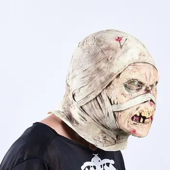 

Halloween Mask Simulation Corpse Head Cover Horror Ghost Decoration Suitable for Easter Carnival Masquerade