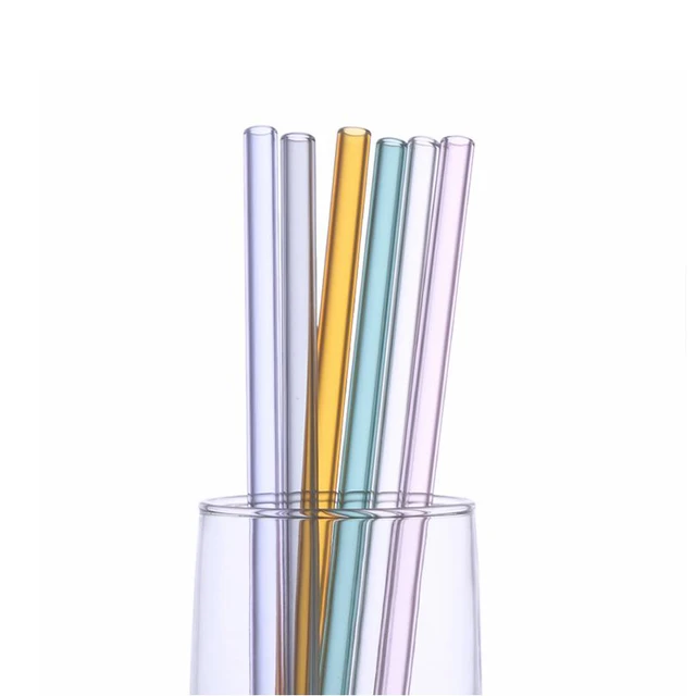 Giemza Glass Straws Reusable Tubes Drinks Cañitas Exotic Accessories  Lollipops For Drinking Long Milk Tea Thick Drip Tip Kitchen - Straw -  AliExpress