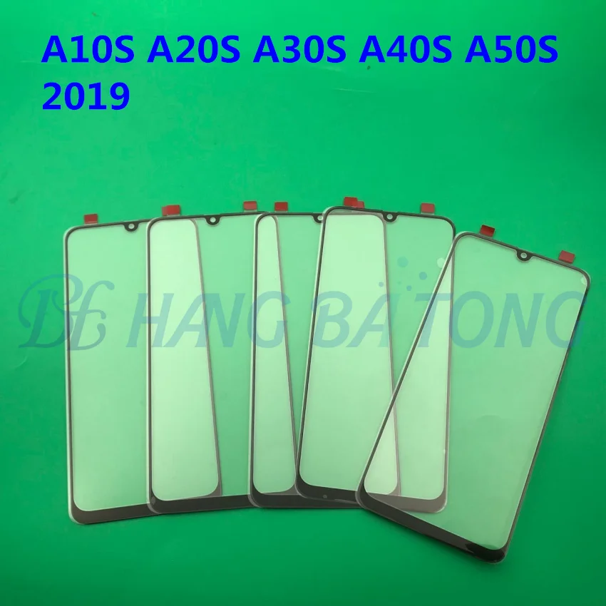 10 шт. ЖК-дисплей для SAMSUNG Galaxy A10S A20S A30S A40S A50S передняя внешняя стеклянная крышка сенсорный экран