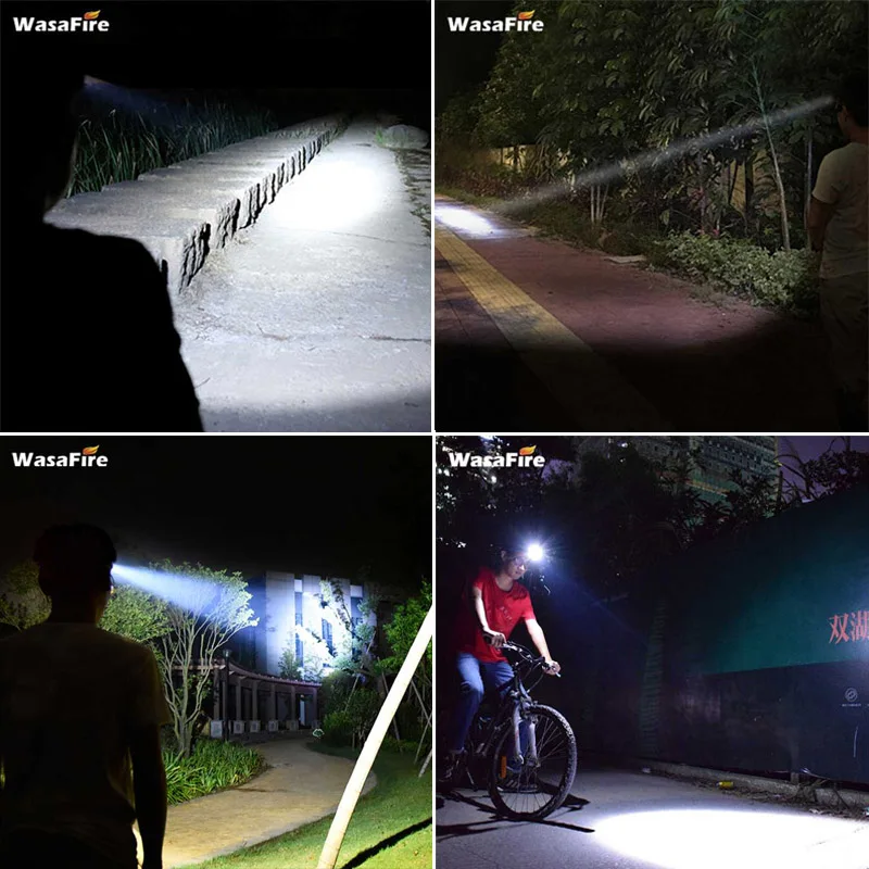 Налобный фонарь XML L2 светодиодный перезаряжаемый с инфракрасным