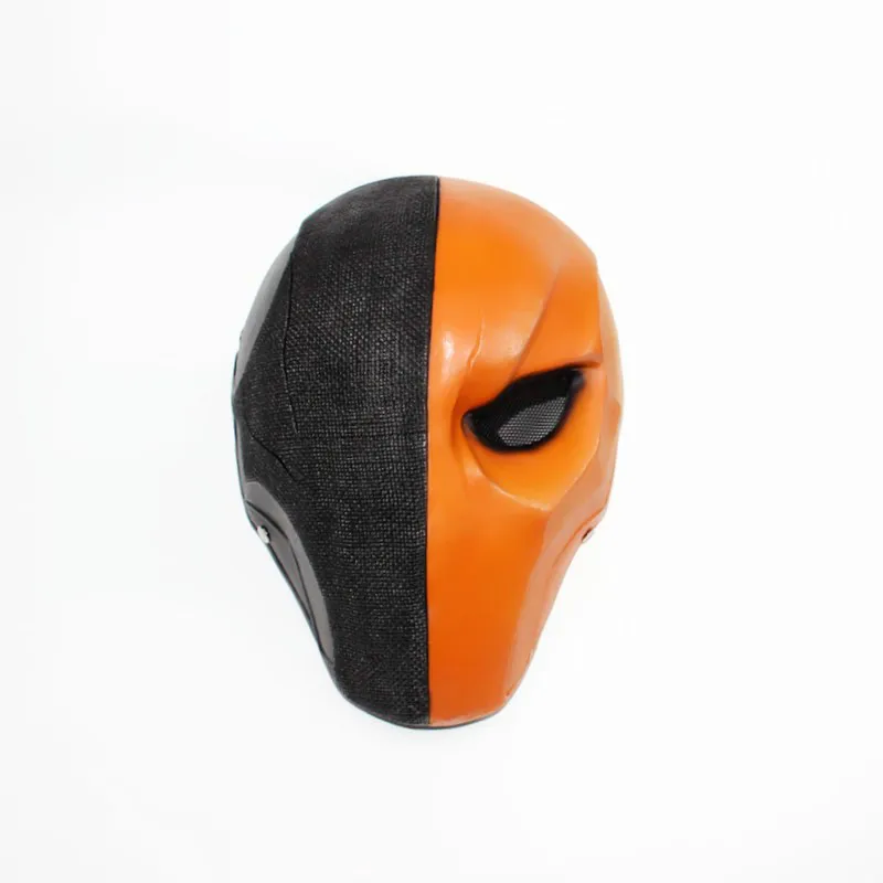 Фильм Бэтмен Аркхэм рыцарь Deathstroke Наёмник Терминатор косплей маска Взрослый Ребенок FRP маска для век Хэллоуин Рождество реквизит подарок - Цвет: Черный
