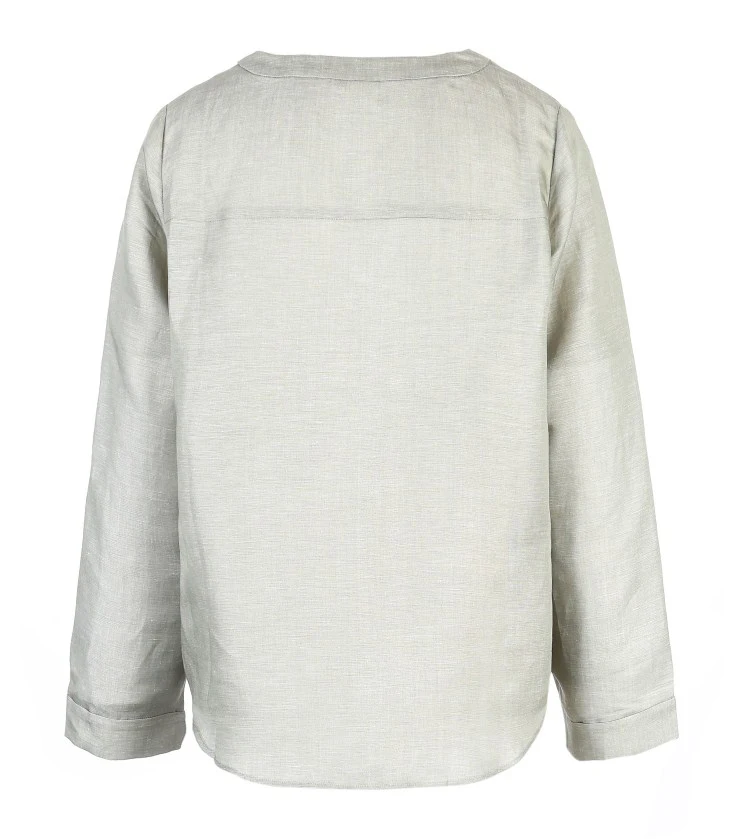 Vero Moda женская льняная свободная одежда для отдыха с v-образным вырезом | 3192P9502