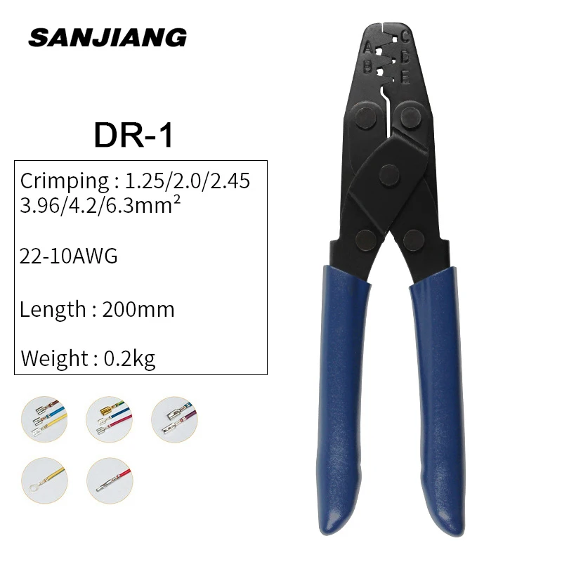 Strumento Di Crimpatura Dr-1 Per Connettori Metri-Pack Molex, Delphi, Deutsch, Amp/Tyco, Pc/Computer, Automotive, Meteo