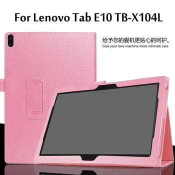 

Cover for Lenovo Tab E10 TB-X104L Slim Folding Stand Flip Case PU Leather Cover for Lenovo Tab E10 TB-X104F 10.1 Inch Cases
