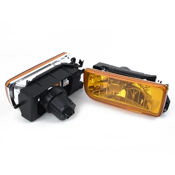 

Lamps Fog Lights Pair Chrome Yellow Lens H1 12V 55W For BMW E36 M3 Practical Fashion