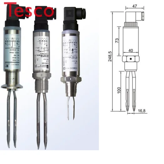 Top quality vibrating fork tuning level switch with output Relay SPDT/ PNP/NPN