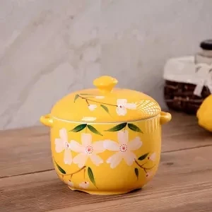 Керамическая кастрюля для супа керамическая плита кухонный горшок Горячая кастрюля кастрюли и сковородки набор Hogar Cocina кухонная посуда плита - Цвет: 2300ML