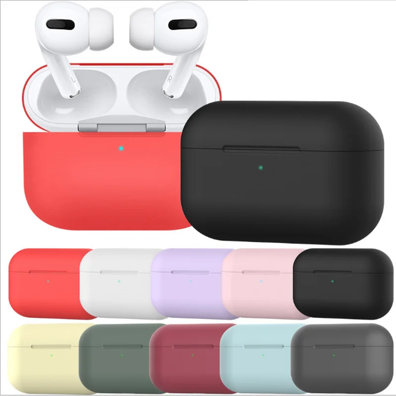 

For Apple Airpods Pro Wireless Earphone Protective Cover For Apple Airpods Pro headphones case box Bluetooth earphone case