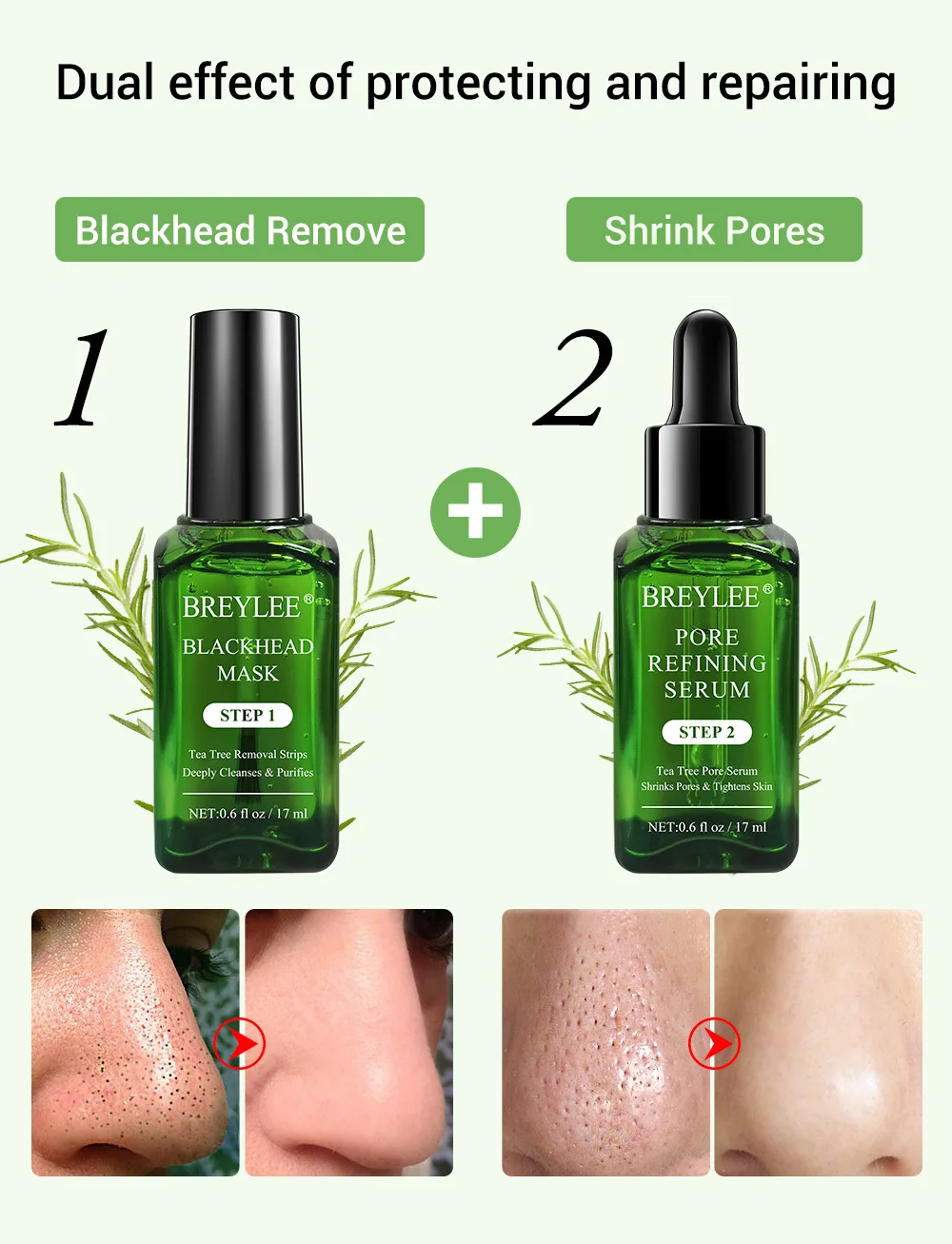 Blackhead Remover Peel Off Nose Mask Face Serum For Anti Acne Treatment Black Head Removal Pore Refining Serum Shrinks Pore Kit 003