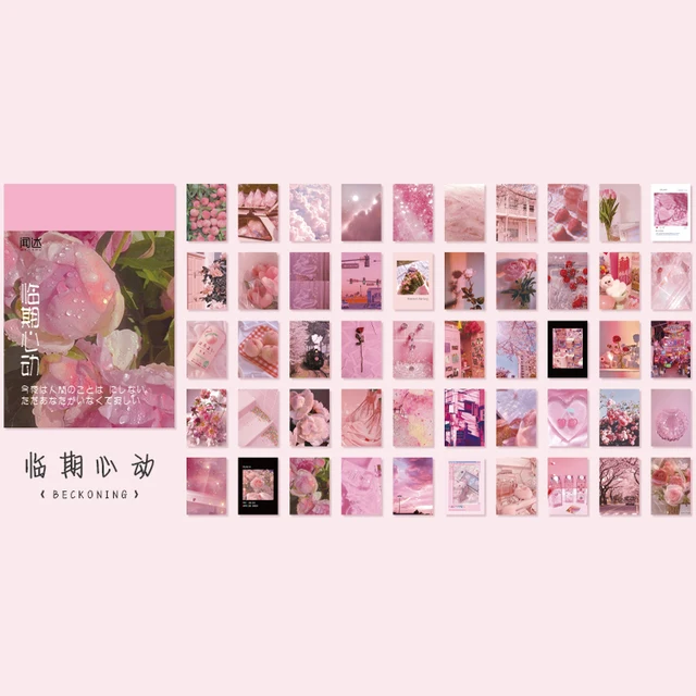 Warm 366pcs Of Van Gogh Color Multi-Style Plant Kraft Paper Diary Stickers Aesthetics Bullet Journal Art Supplies Material Paper 15