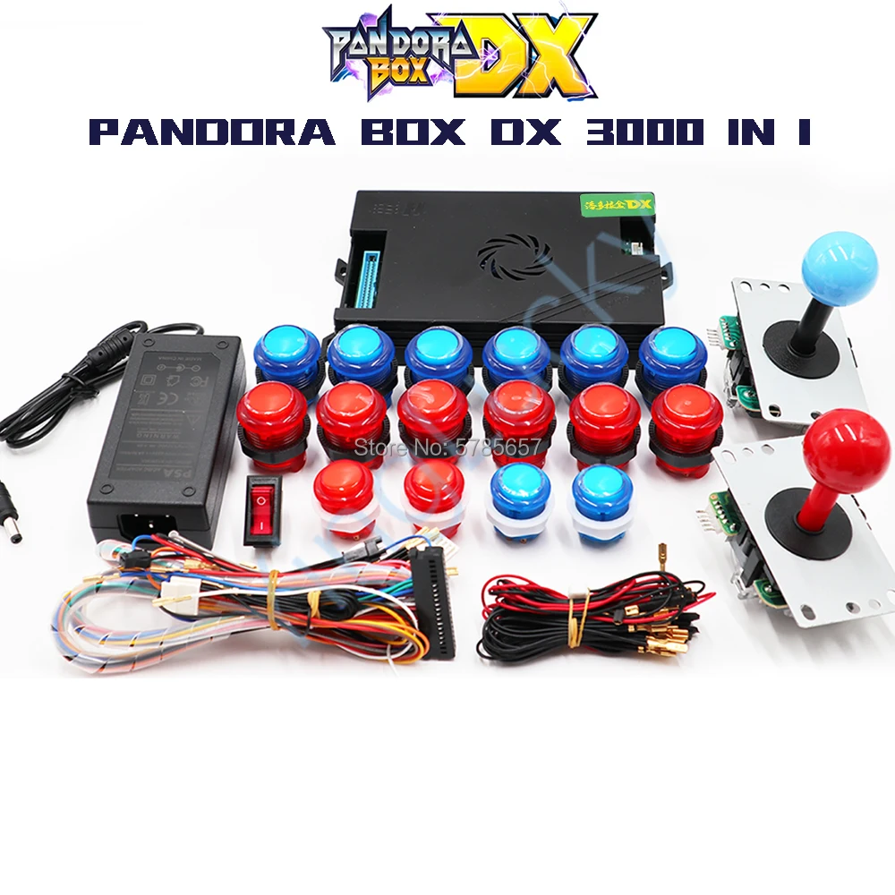 Arcade Diy Kit Pandora Box Dx 3000 In 1 With Power Supply Jamma Wiring