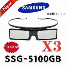 Горячая 3pis Замена SSG-5100GB 3D Смарт ЖК светодиодный Телевизор активные очки для samsung sony KD-55X8505C 3D ТВ и проектор epson