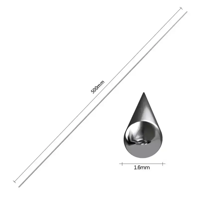 10Pcs 1.6//2.0X500mm Solution Flux-Cored Aluminum Soldering Easy Welding Rods