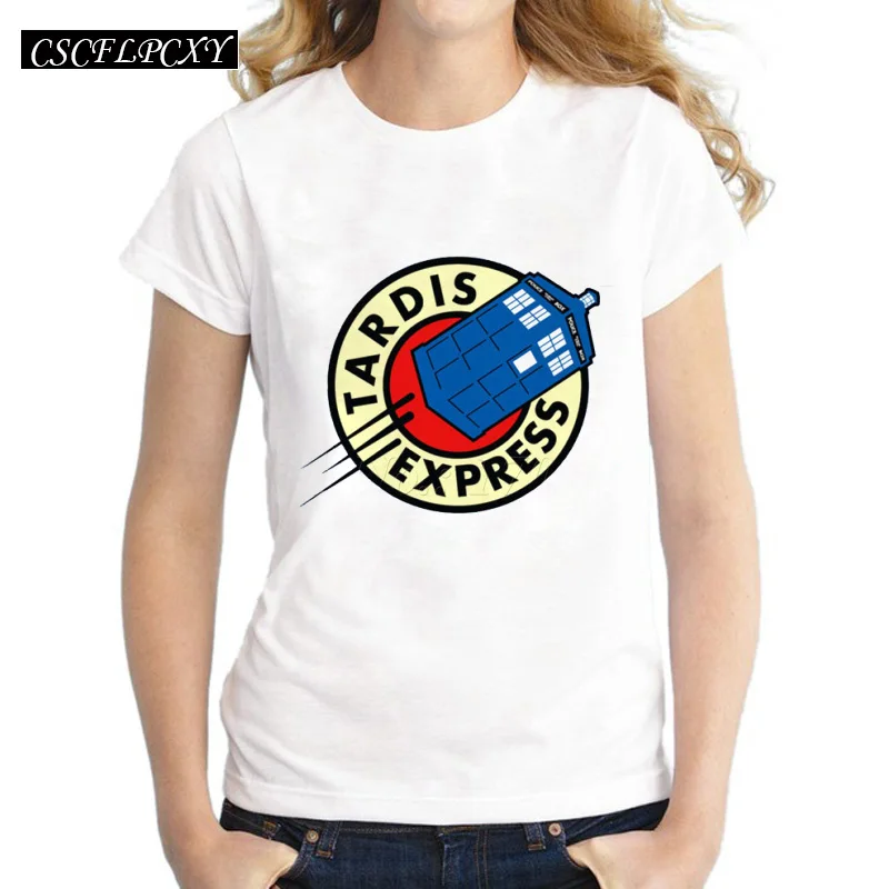 New-arrivals-Doctor-who-women-customized-t-shirt-Tardis-Express-Doctor-Target-Logo-New-London-Retro
