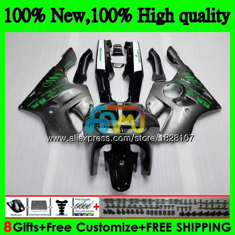 Корпус для ZX 636 600CC серебристо-серый ZX-636 ZX636 ZX-6R 22BS. 4 ZX600 ZX 6R ZX6R 94 95 96 97 1994 1995 1996 1997 обтекатель