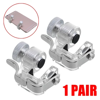 

For PUBG Mobile Gamepad 1 Pair Metal Smart Phone Mobile Gaming Trigger Fire Button Aim Key L1 R1 Shooter Pubg Controller Mayitr