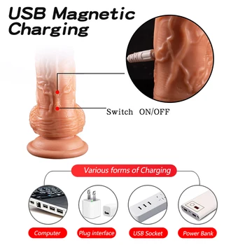 New Heating Realistic Dildo Vagina Vibrator for Women Penis Sex Toys Masturbators Exotic Accessories Toys for Adults 18 Sex Shop 5