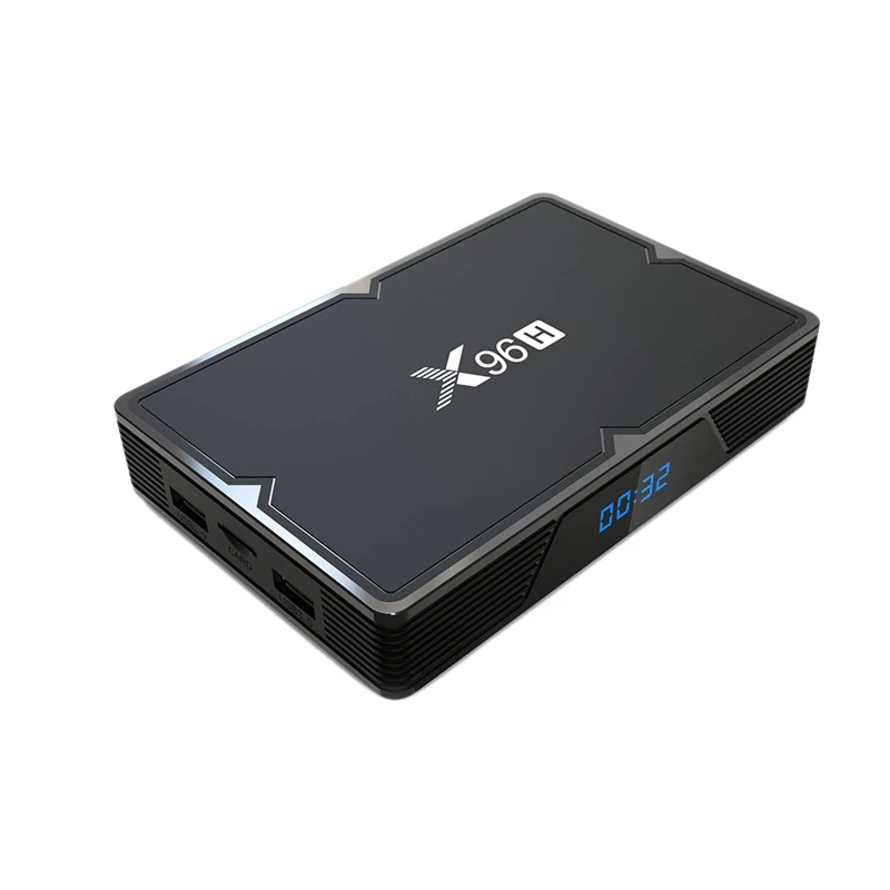 X96H Android 9,0 tv Box 4 Гб 64 Гб HDMI 6K Smart set top box 2,4G/5G двойной Wifi медиаплеер с гарнитурой
