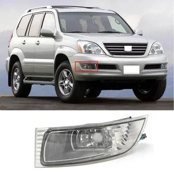 

CAPQX Front Bumper Fog Light For GX470 UZJ120 2003-2009 Fog lamp Daytime Running light foglight Driver lamp DRL Foglamp