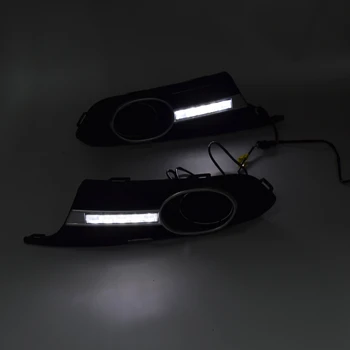 

Car Styling LED Car DRL Daytime Running Lights Fog Light for Jetta Sagitar MK6 2012-2014