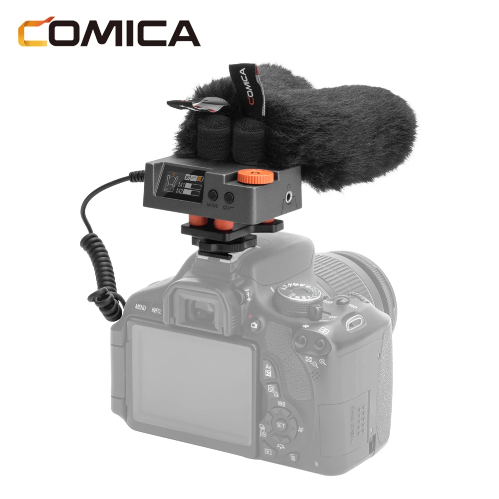 COMICA Traxshot SLR Microphone Micro Single Camera Interview Microphone Radio Mic External Recording Professional mic