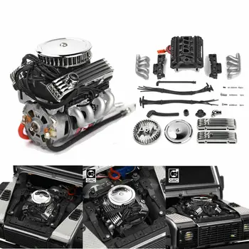 

Simulate V8 Engine Motor F82 Motor Cooling Fan for 1:10 RC TRX4 SCX10 RC4WD Car RC Crawle Car Accessories