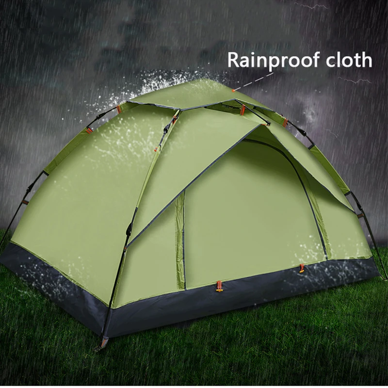 Открытый 2 3 человек Кемпинг Палатка Водонепроницаемый двойной слой поход