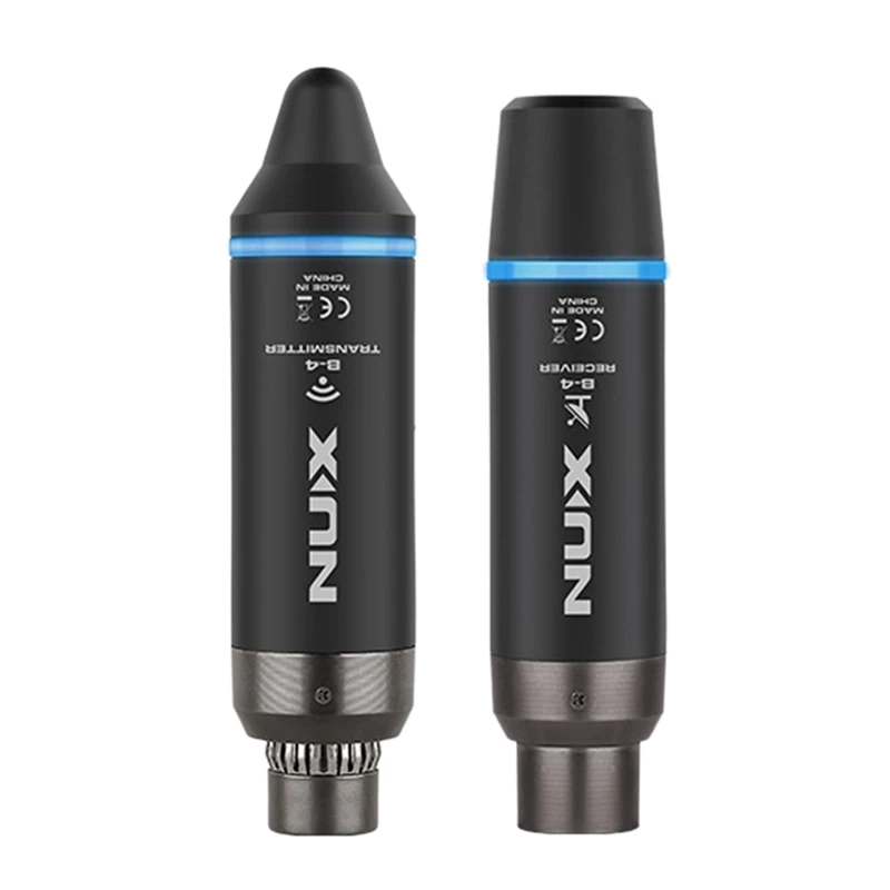 

Nux B-4 2.4G Wireless Guitar Microphone System Transmitter Receiver For Camera Amp Wireless Audio Interface Transmission Set