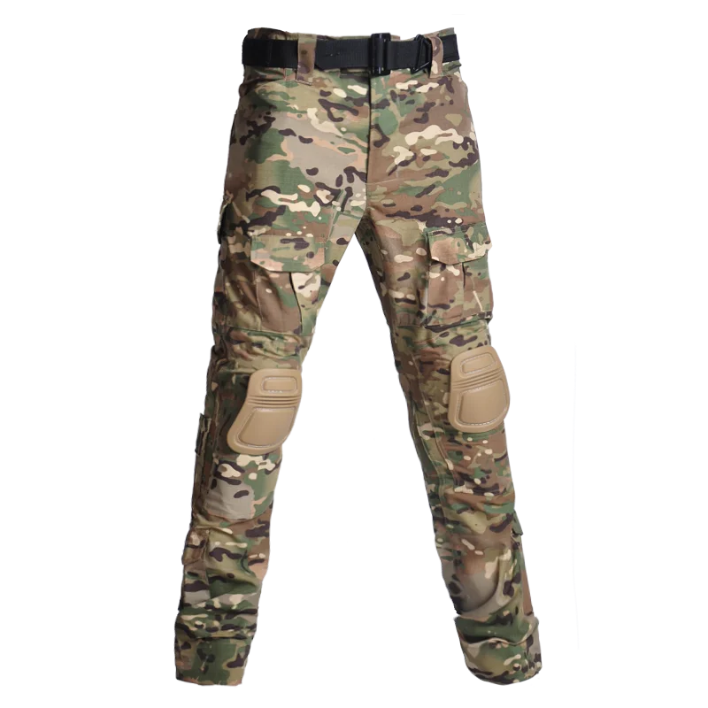 Military Tactical Pants Knee Pad Combat Padding Suit Hunting