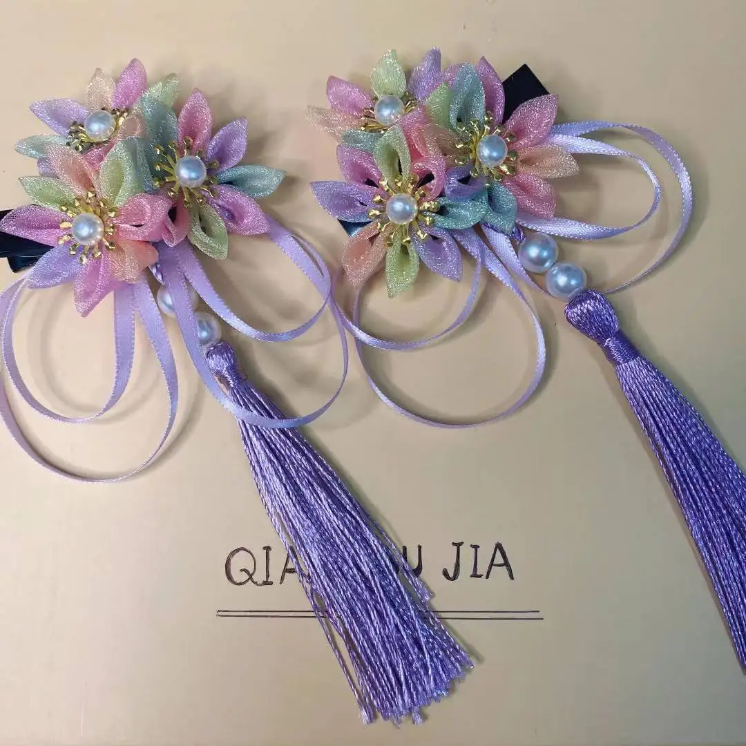 

Vintage Hanfu Hair Accessories Handmade Hair Clips Hairgrips Baby Girl Hairpeice Barrettes Hairwears Hairpin Gifts 16