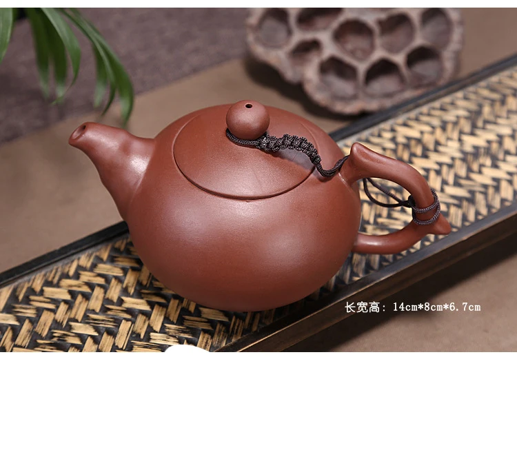 Чайник ручной работы, красная глина, фарфоровый чайник, подарок высокого качества, чайник