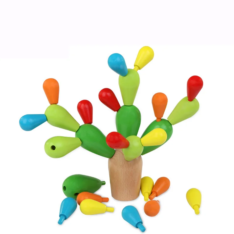 

Детские деревянные игрушки для раннего развития, балансирующие строительные блоки