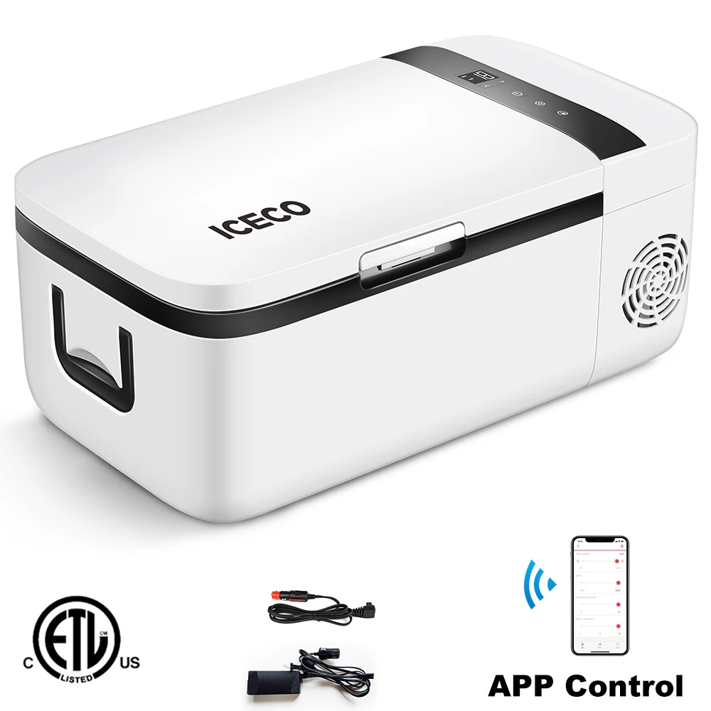 Iceco Go12 Portable Refrigerator App Control Secop Compressor Cooler Touch Screen Dc 12 24 V Ac 110 240v 0 To 50 Refrigerator Parts Aliexpress