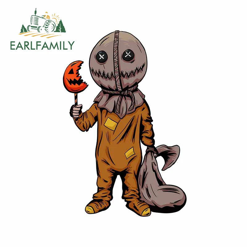 EARLFAMILY 13 см x 8 для Хэллоуина яркие автомобильные наклейки прекрасно бампер