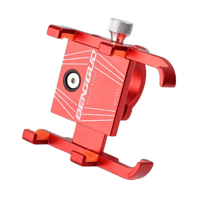  Aluminium Legierung Fahrrad Telefon Halter Universal Handy Rack Anti-slip Bike Lenker Clip Stehen G