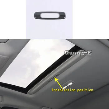 

For Mazda CX-30 CX30 2020 2021 Car Door Detector Inner Trim Stainless steel Sunroof Skylight Roof Frame Hood 1pcs