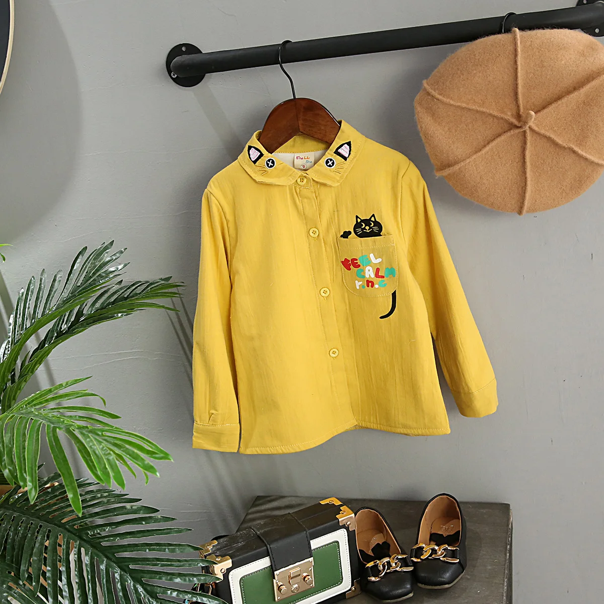 Зимняя детская рубашка и бархатная рубашка детская хипстерская рубашка E1335