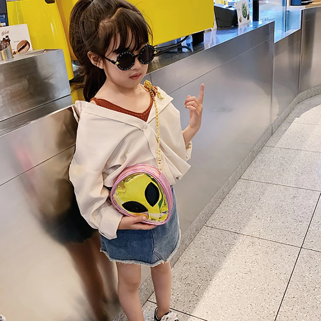 Kids Backpack Children Alien Transparent Jelly Bag Phone Coin Backpack Small Solid Color Backpack Student Phone Coin Bag 828