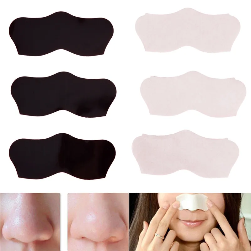 

10pcs Nose Blackhead Deep Cleansing Skin Care Black Head Remover Nose Masks Shrink Pore Strip Black Mask Peeling Acne Treatment