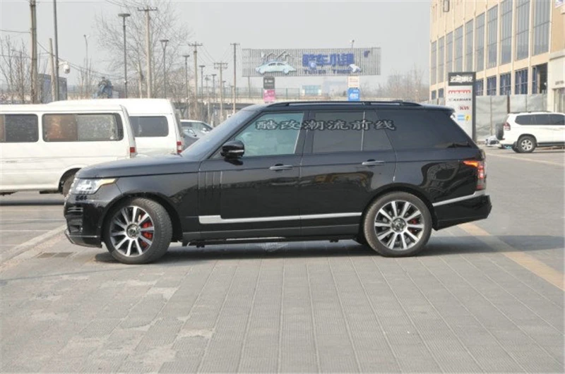 Для крыши стеллажи для выставки товаров Чемодан барная стойка для Land Rover Range Rover 2013 15 Высокое качество алюминиевого сплава автомобильный аксессуар
