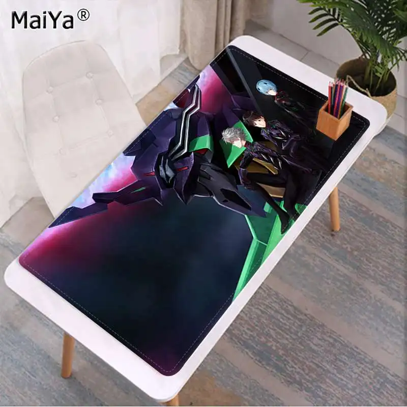 Lock Edge 40X90cm Maiya, новинка, неоновый каучук Genesis Evangelion, компьютерный игровой коврик для мыши, резиновый компьютерный игровой коврик для ПК - Цвет: Lock Edge 40X90cm