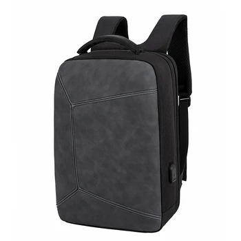 

WENYUJH Men Male Anti Theft Backpack Gray Casual Rucksacks Laptop Backpacks College Student School Bag Backpack Mochila