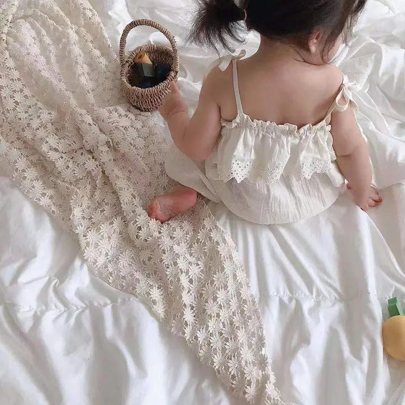 Cotton Baby Bodysuit Girl Summer Overalls