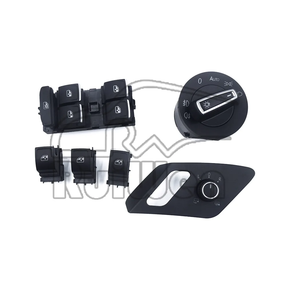 For VW Golf MK7 New Window Headlight Mirror Switch Button 6/Set 2013-2019 5G0941431AH 5G0941431B 5G0959565AC | Автомобили и