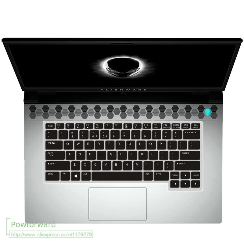 Силиконовый защитный чехол для клавиатуры Dell Alienware M15 R2 OLED 15,6 ''/Dell Alienware M17 R2 17,3''