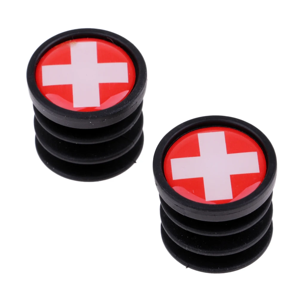 2pcs National Flags Decor Bike Bicycle Handlebar Bar End Plugs 22mm 7/8' Cycling Grips Bicycle Parts for MTB Mountain Road Bike 2pcs National Flags Decor Bike Bicycle Handlebar Bar End Plugs 22mm 7/8' Cycling Grips Bicycle Parts for MTB Mountain Road Bike