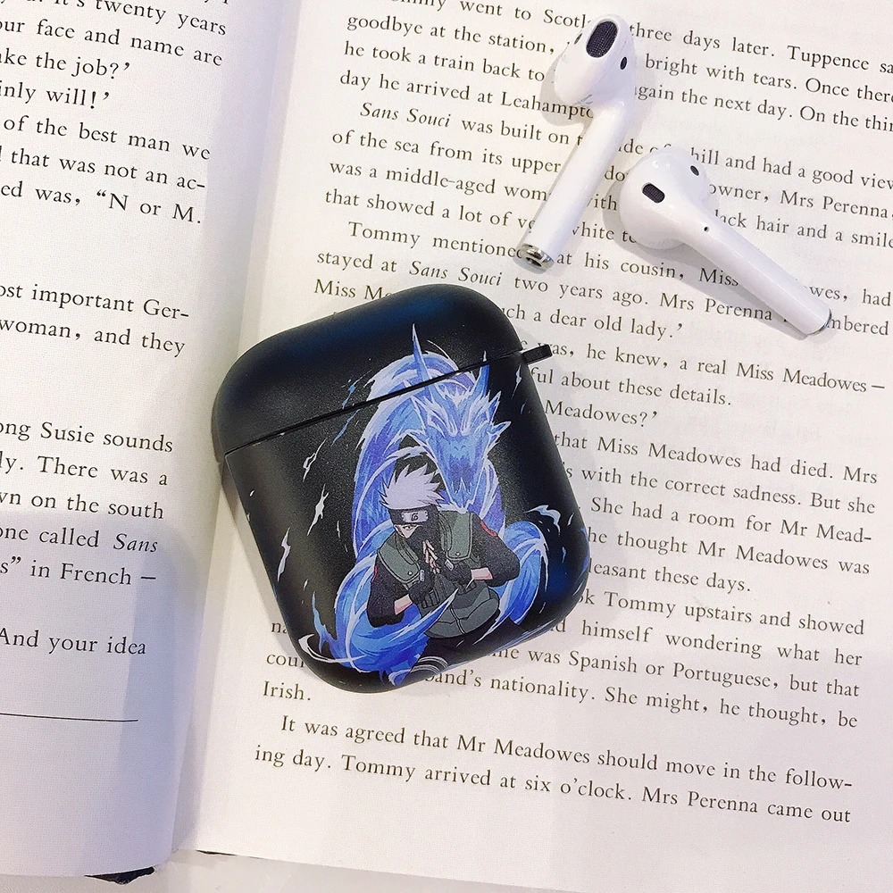LinXiang японского аниме Наруто Какаши Хината Пенн Bluetooth наушники жесткий защитный чехол для Apple Airpods 1 2